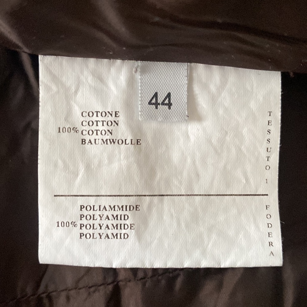 French Elegant Brown Corduroy Blazer made in Italy. - Picture 9 of 9